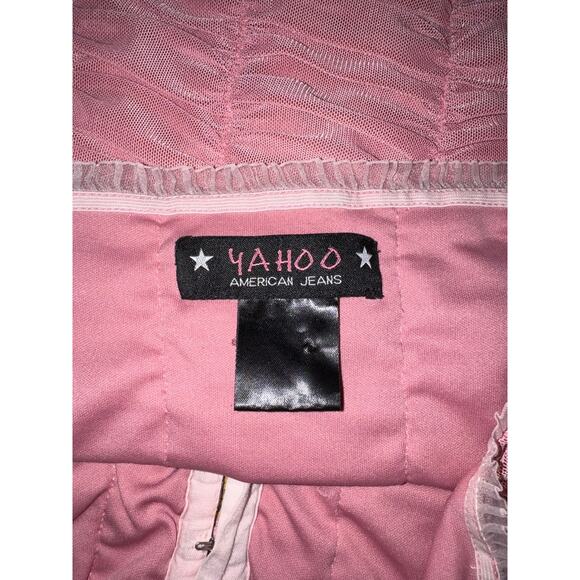 Y2K Yahoo Brand Aesthetic Camisole With Sequin and Ruched Detail - Picture 5 of 5